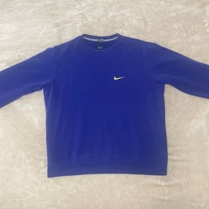 Vintage Nike Embroidered Yellow Swoosh Crewneck